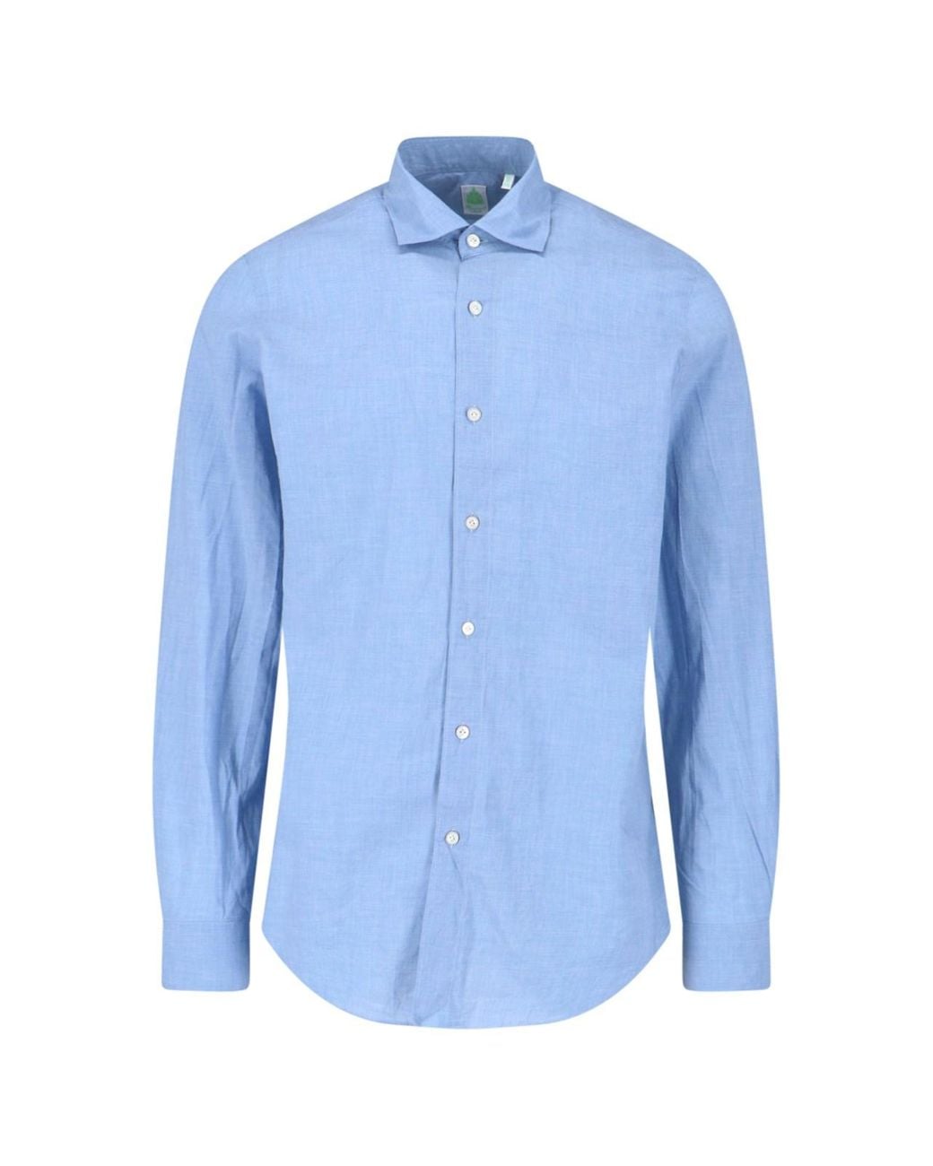 Finamore 1925 Blue Shirt "Gaeta" for men