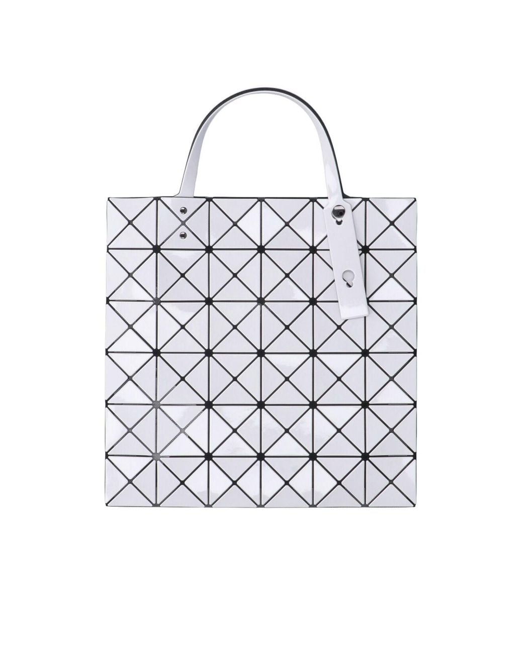 Issey Miyake White Tote Bag "Prism"