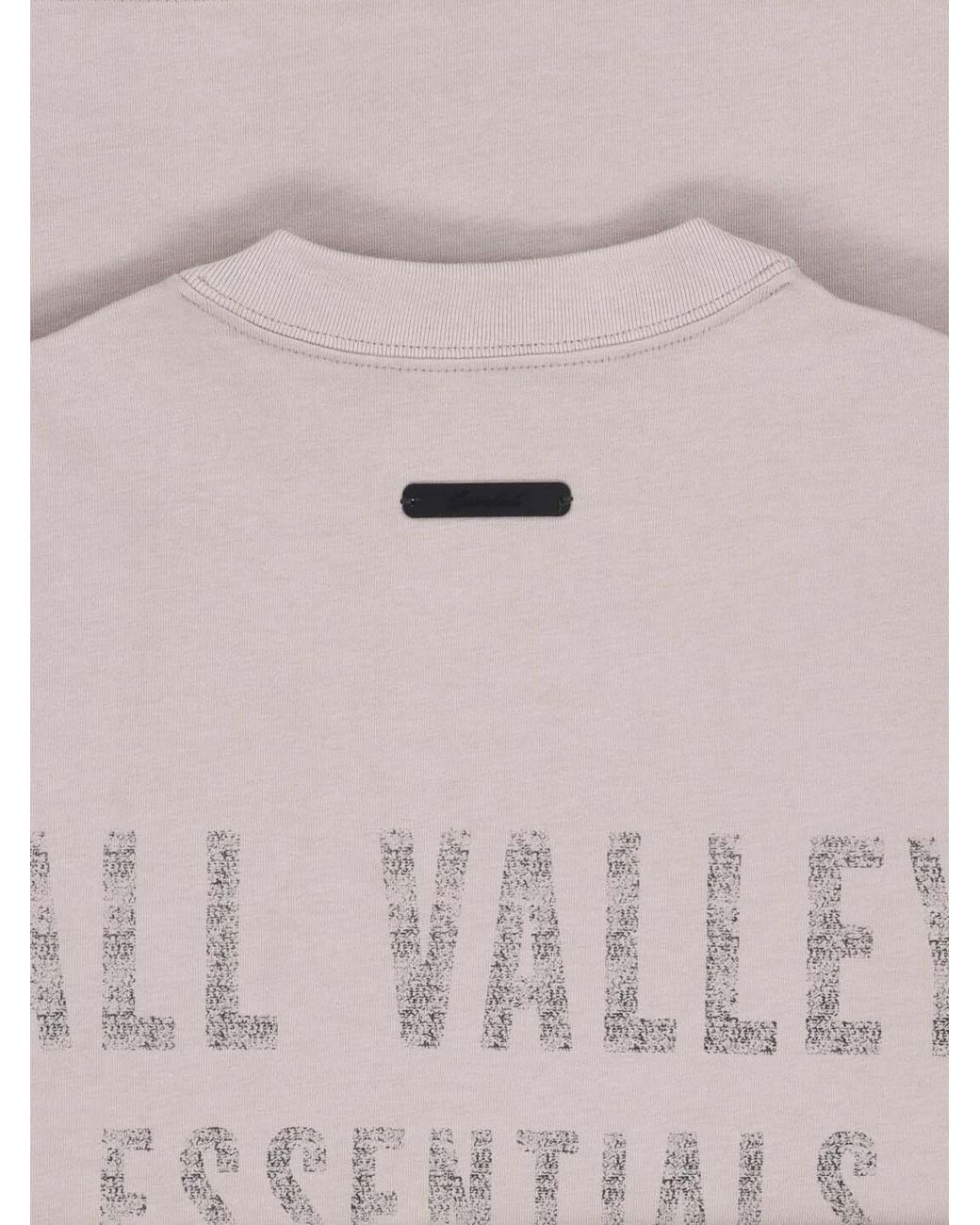 Fear Of God Gray Oversized Mock Neck T-Shirt for men
