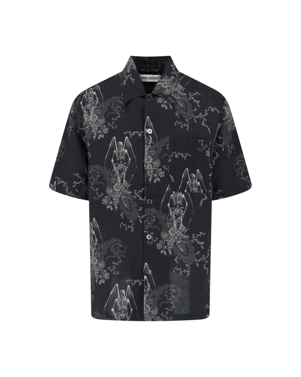 Our Legacy Black Death Shirt for men