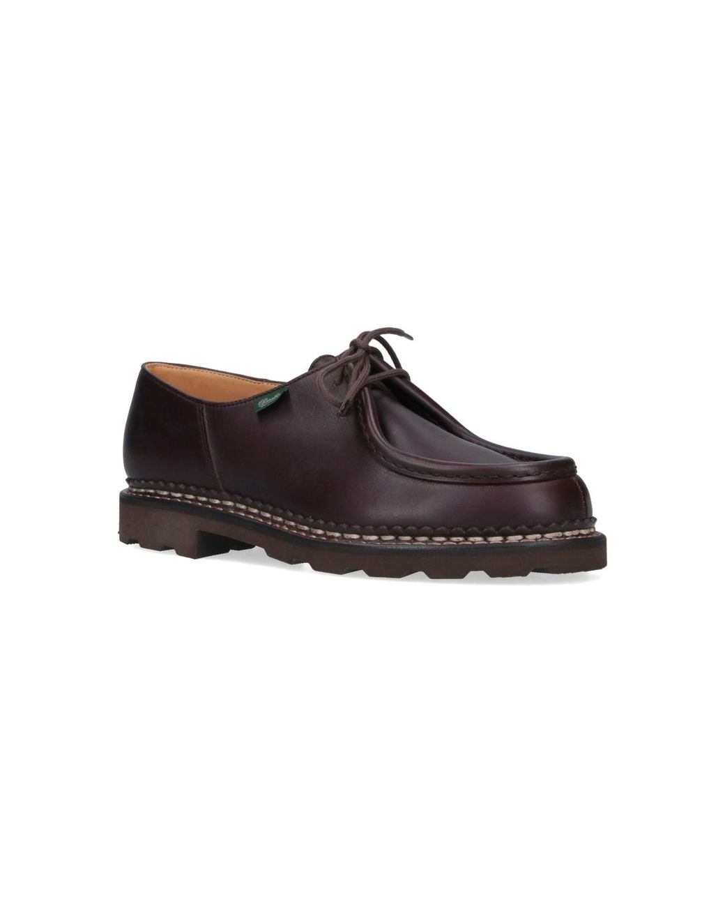 Paraboot Brown Michael Derby Shoes for men