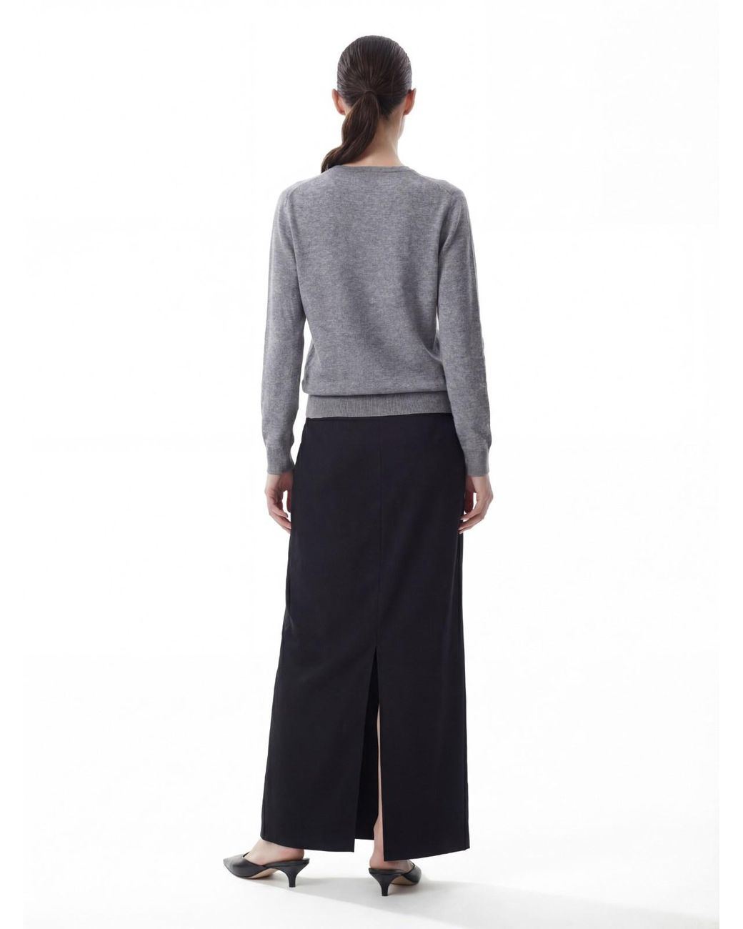 The Row Black 'Bartelle' Skirt