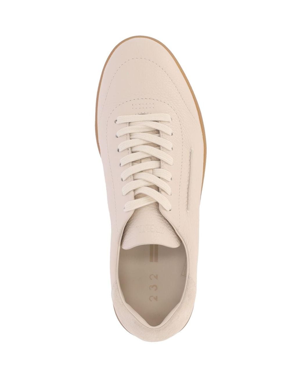 Zegna White Sneakers "232" for men