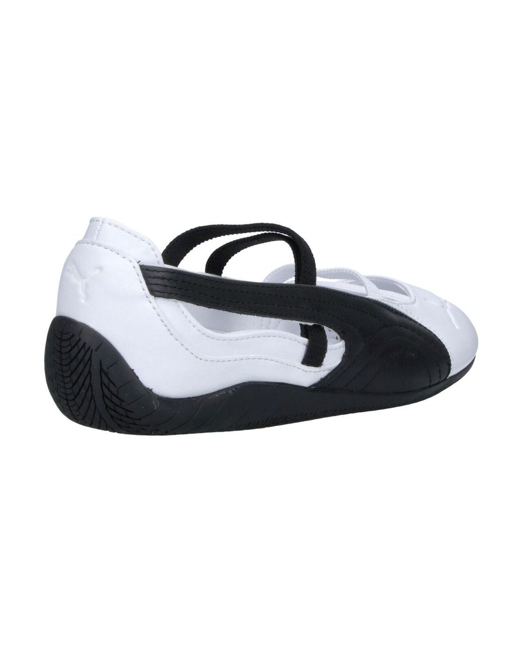 PUMA Black 100% Leather Sneakers