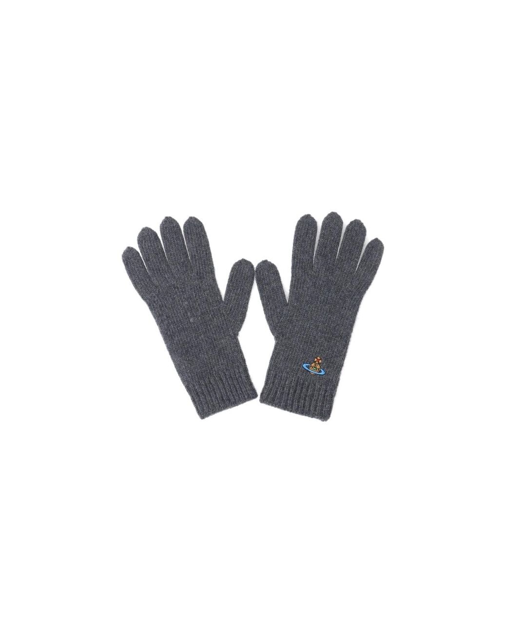 Vivienne Westwood Blue Gloves Cashmere