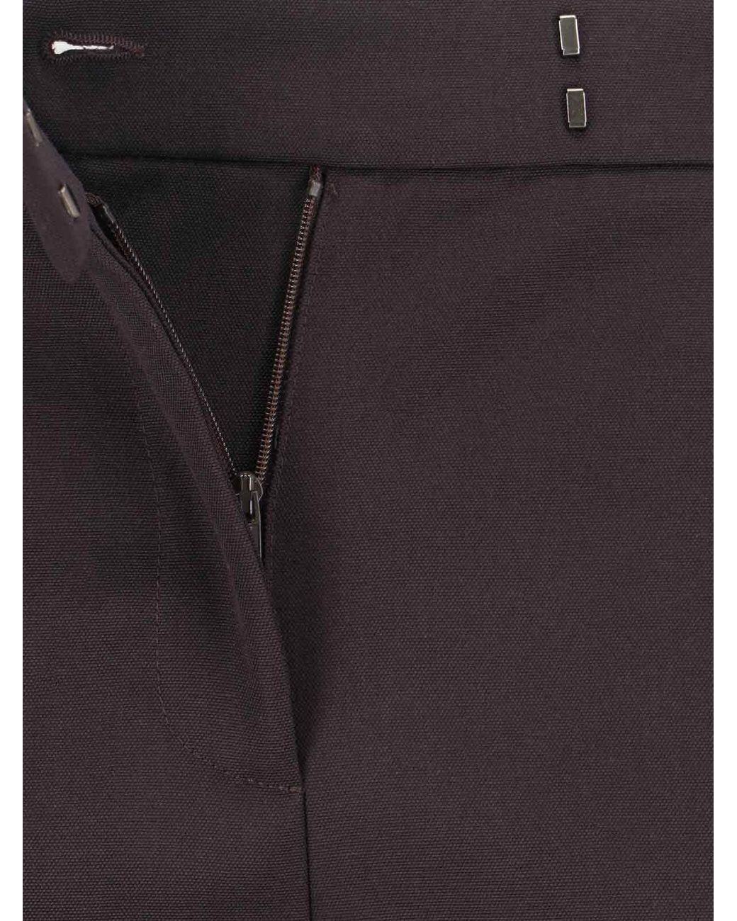 McQueen Blue Wool Pants