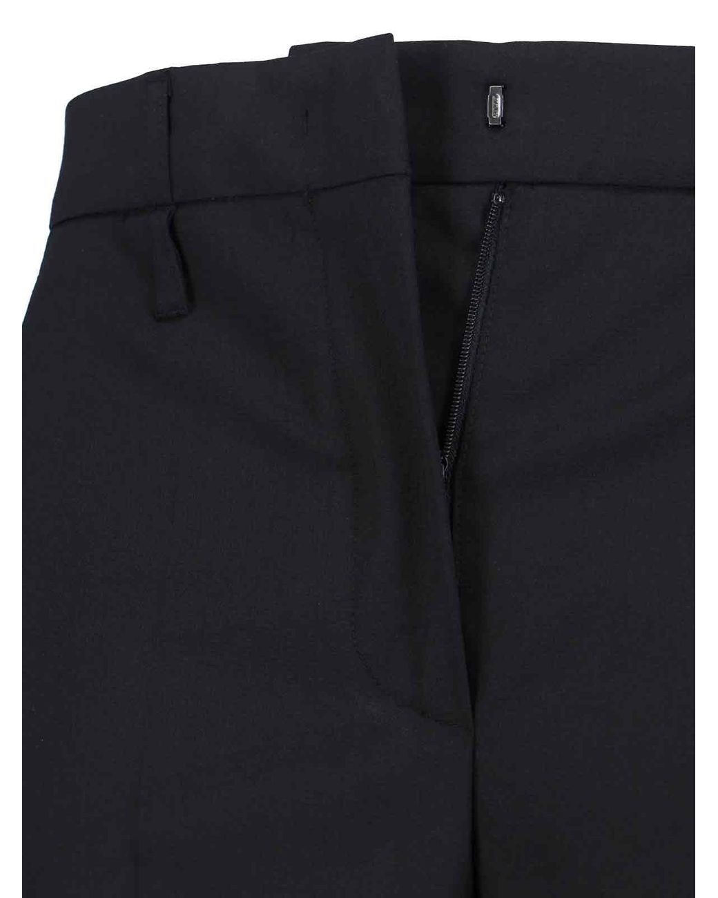 Sportmax Blue Virgin Wool Trousers