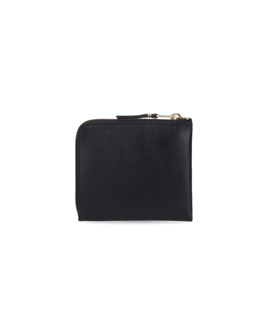 Comme des Garçons Black Leather Zip-Around Wallet