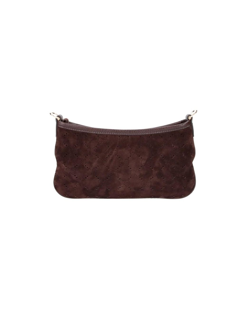 Gucci Brown Mini Suede Shoulder Bag