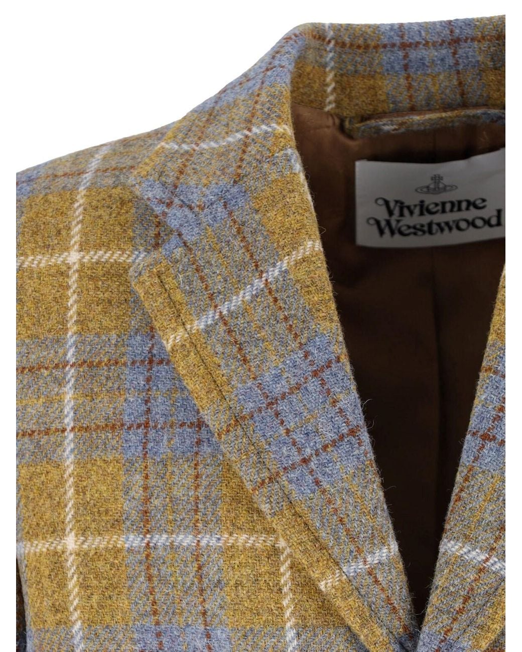 Vivienne Westwood Multicolor Single-Breasted Coat “Huddersfield” for men