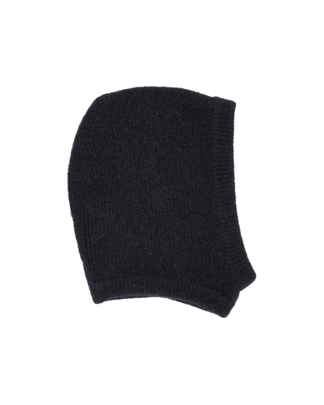 Rick Owens Blue Alpaca Blend Balaclava for men