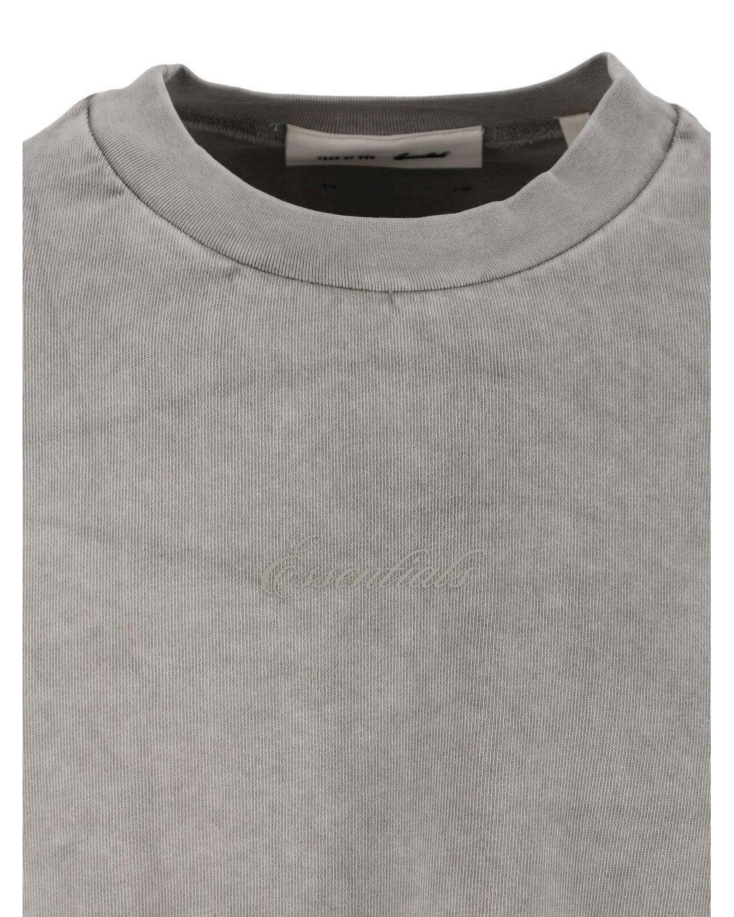 Fear Of God Gray Oversized Short-Sleeve T-Shirt for men