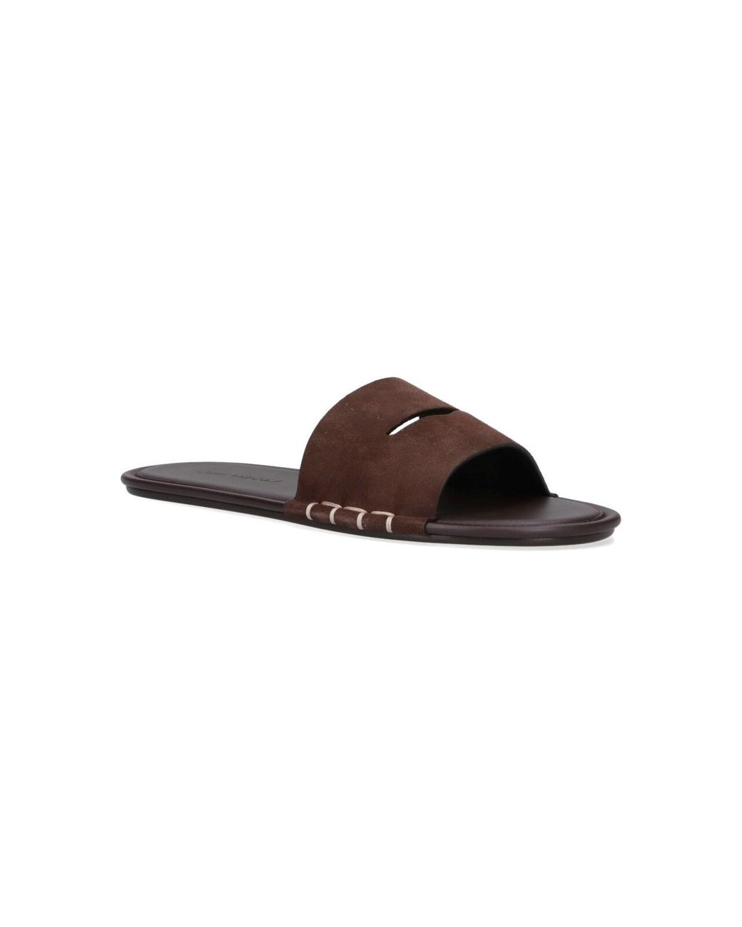 J.W. Anderson Brown "Loafer" Slides for men