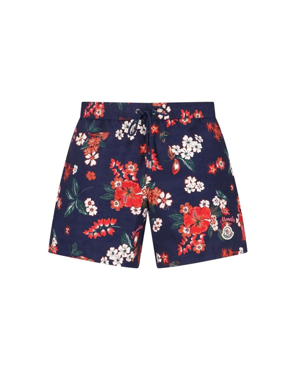 Moncler Blue Beach Shorts for men