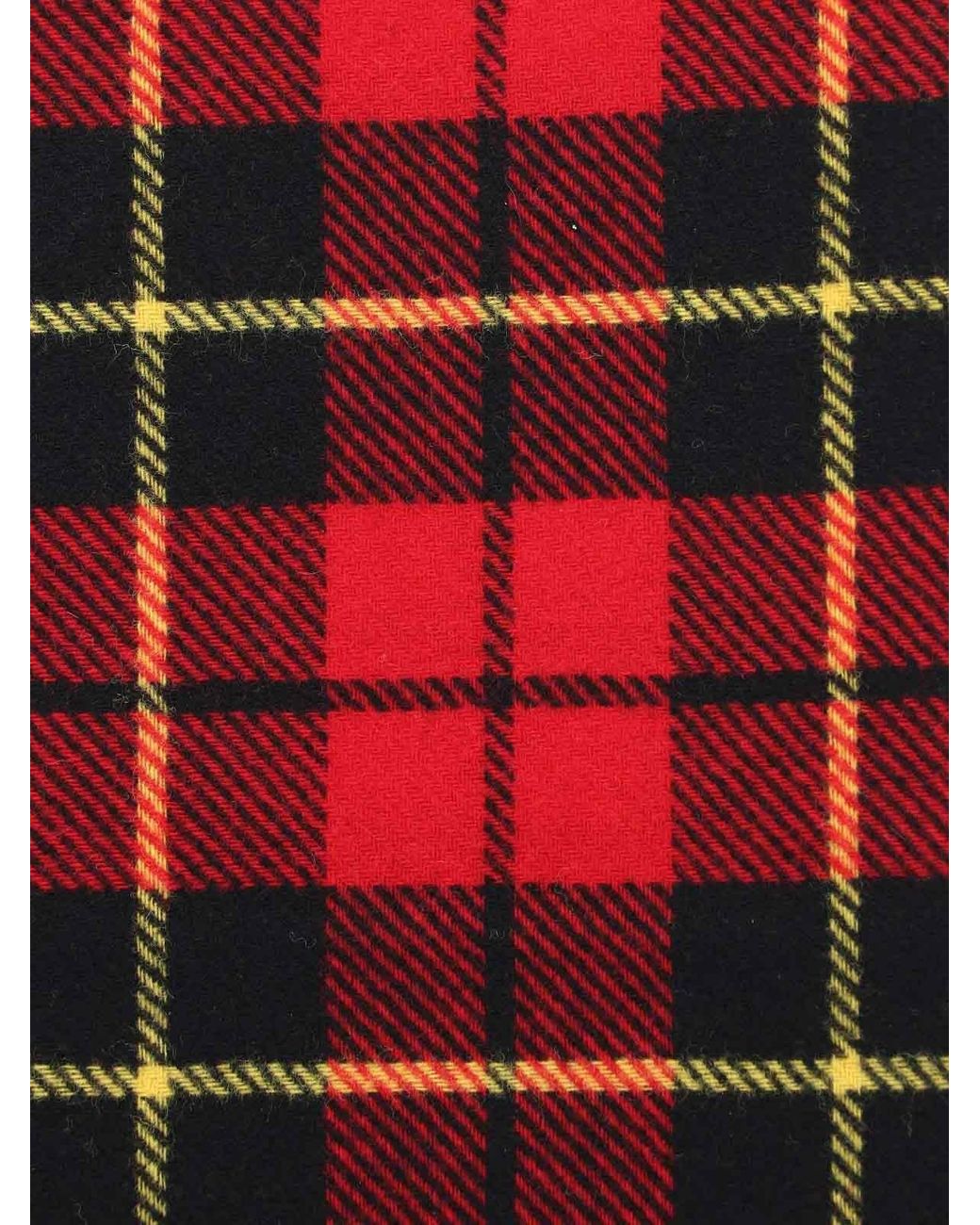 Destin Red Checked Scarf for men