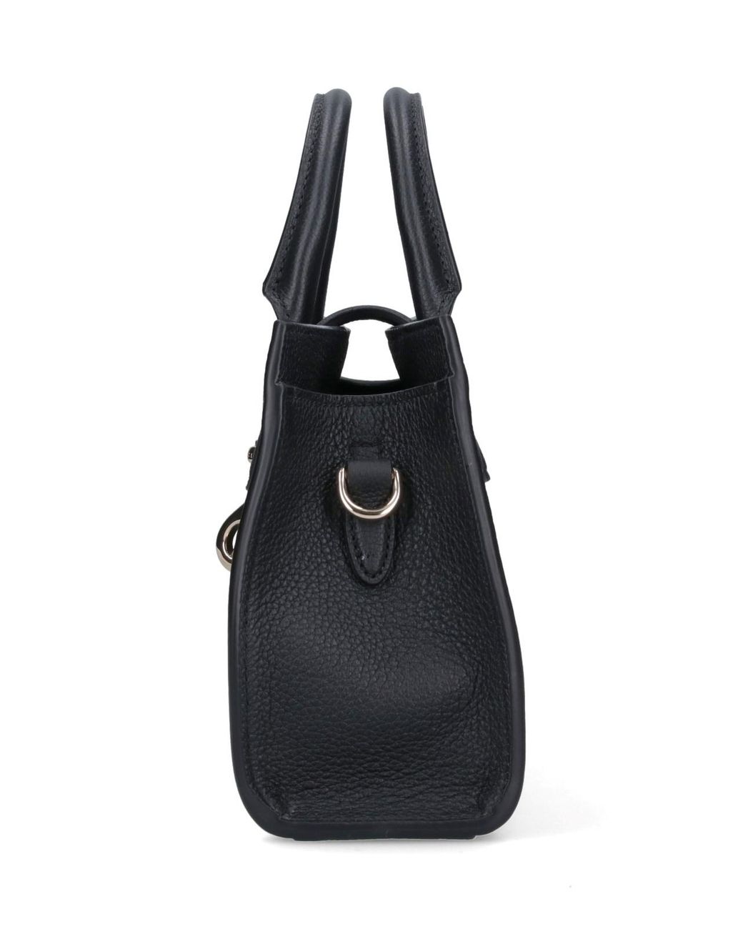 Gucci Black Small Tote Bag With Hook Closure