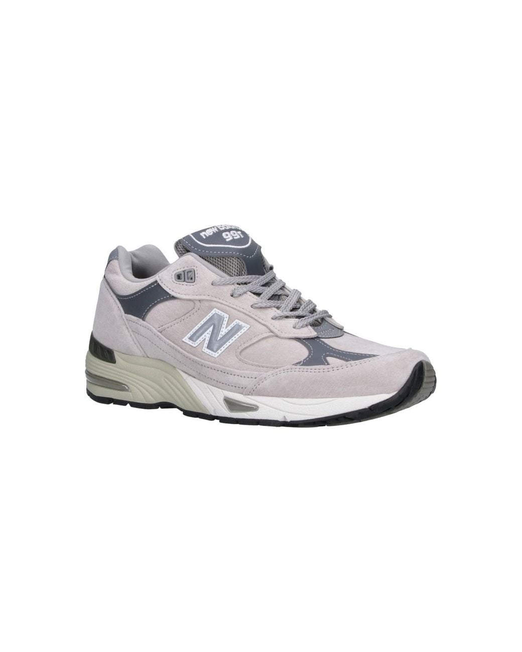 New Balance Gray 991 Suede Running Sneakers
