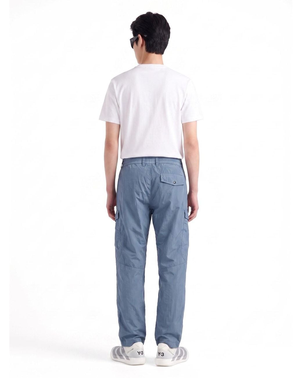 C P Company Blue C. P. Company Utility Cargo Pants for men