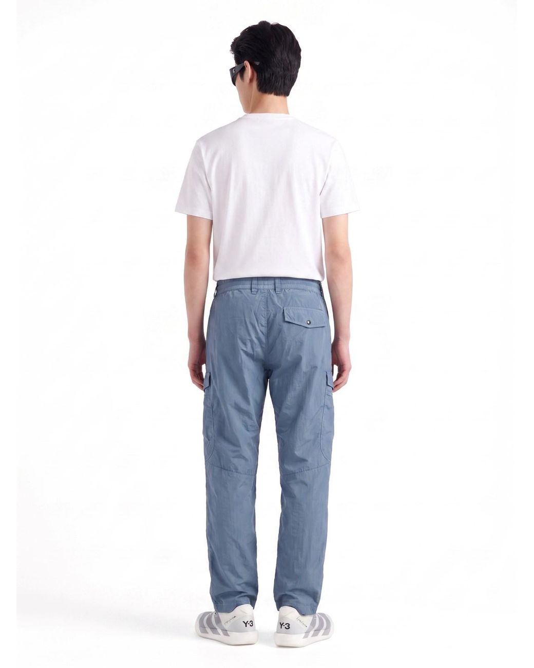 Stone Island White T-Shirt Logo for men