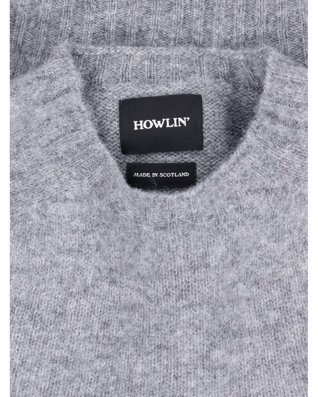 Howlin' By Morrison Gray Sweater “Birth Of The Cool” for men