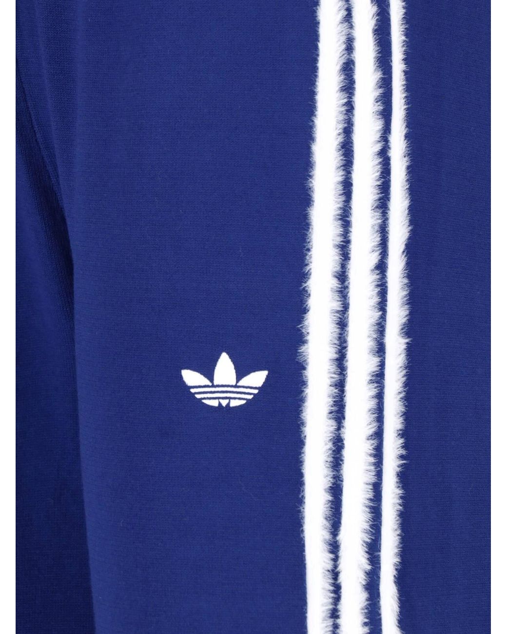 Adidas Blue Wide-Leg Track Pants