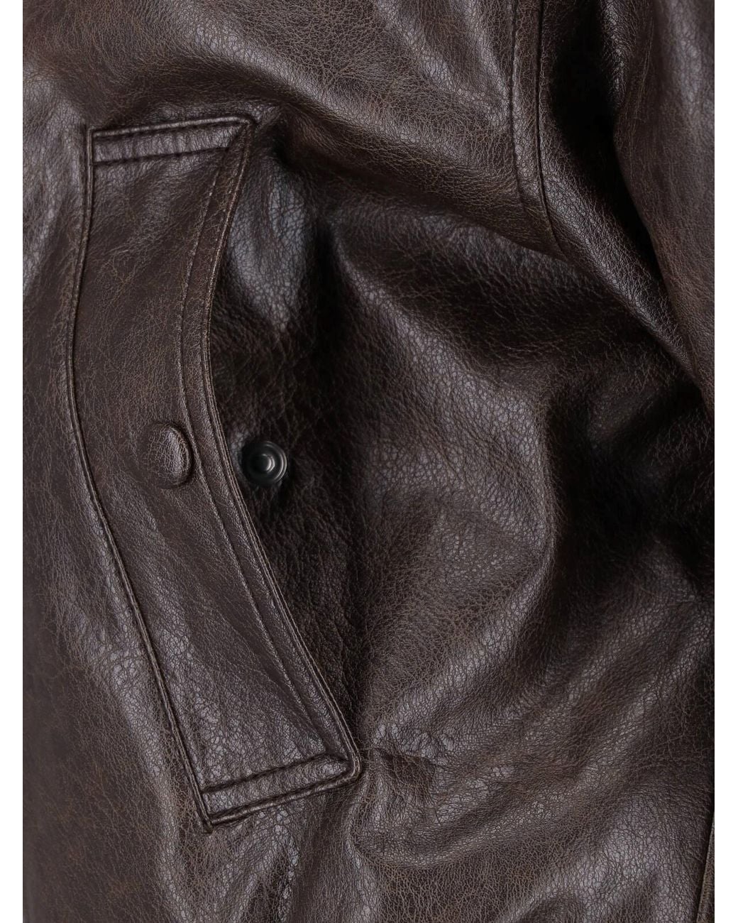Low Classic Brown Bomber Jacket