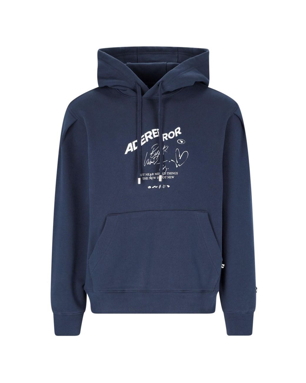 Adererror Blue Logo Hoodie
