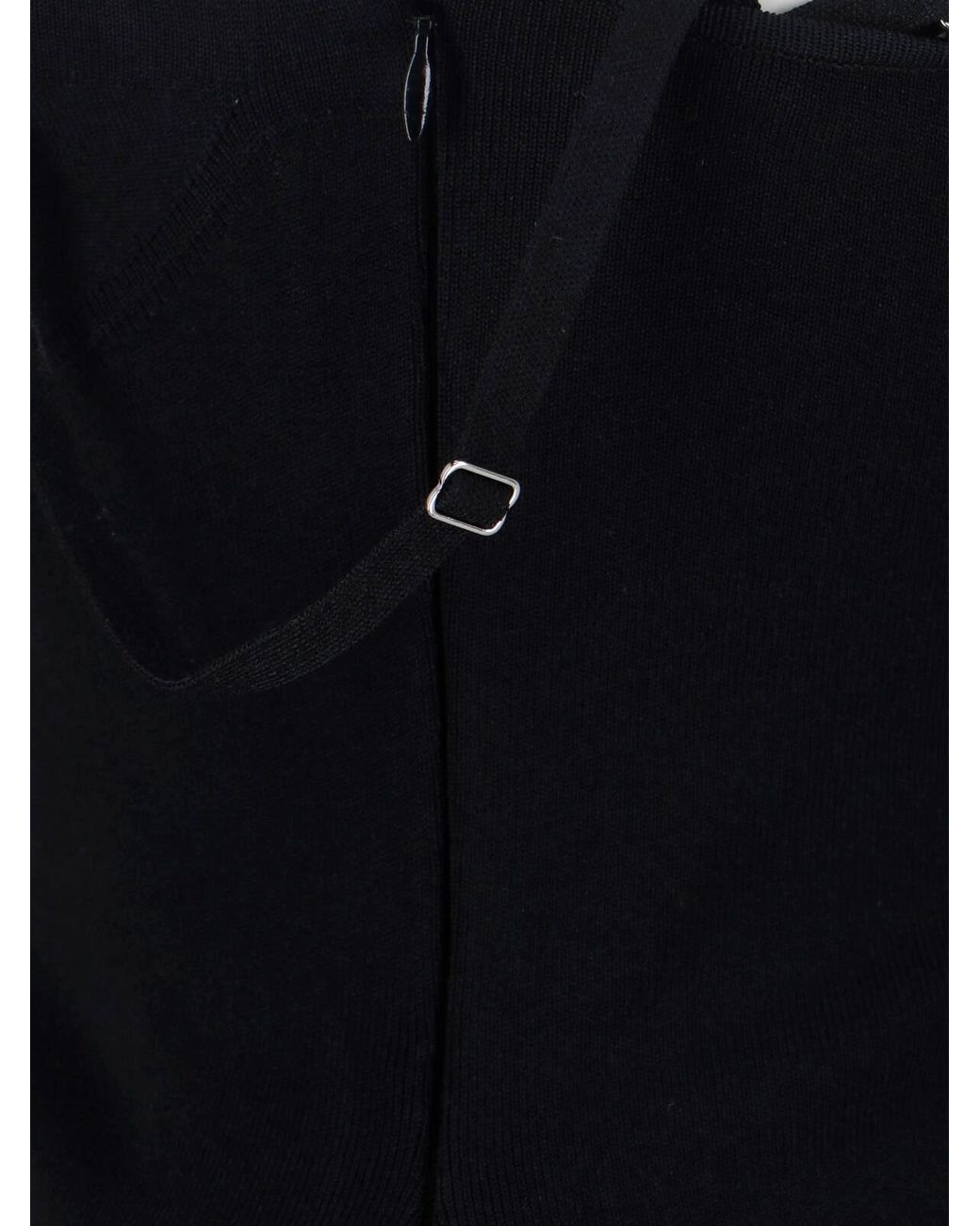 Givenchy Black Cutout Bodycon Midi Dress