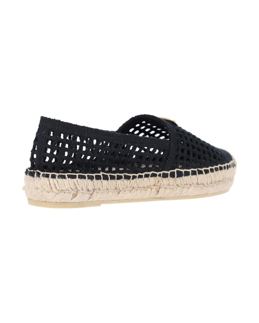 Prada Black Knitted Espadrilles
