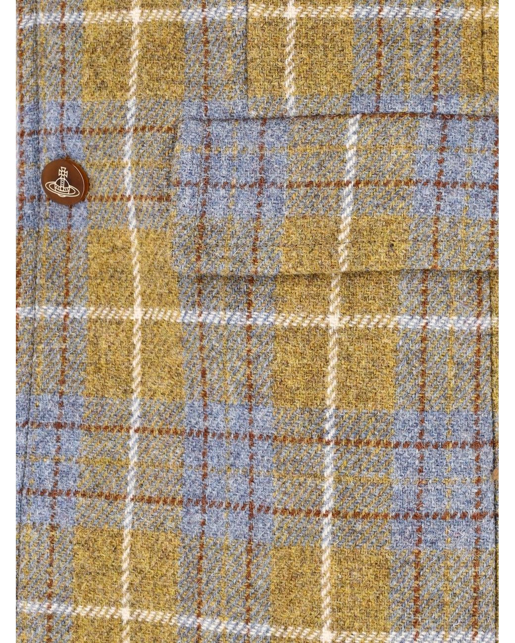 Vivienne Westwood Multicolor Single-Breasted Coat “Huddersfield” for men