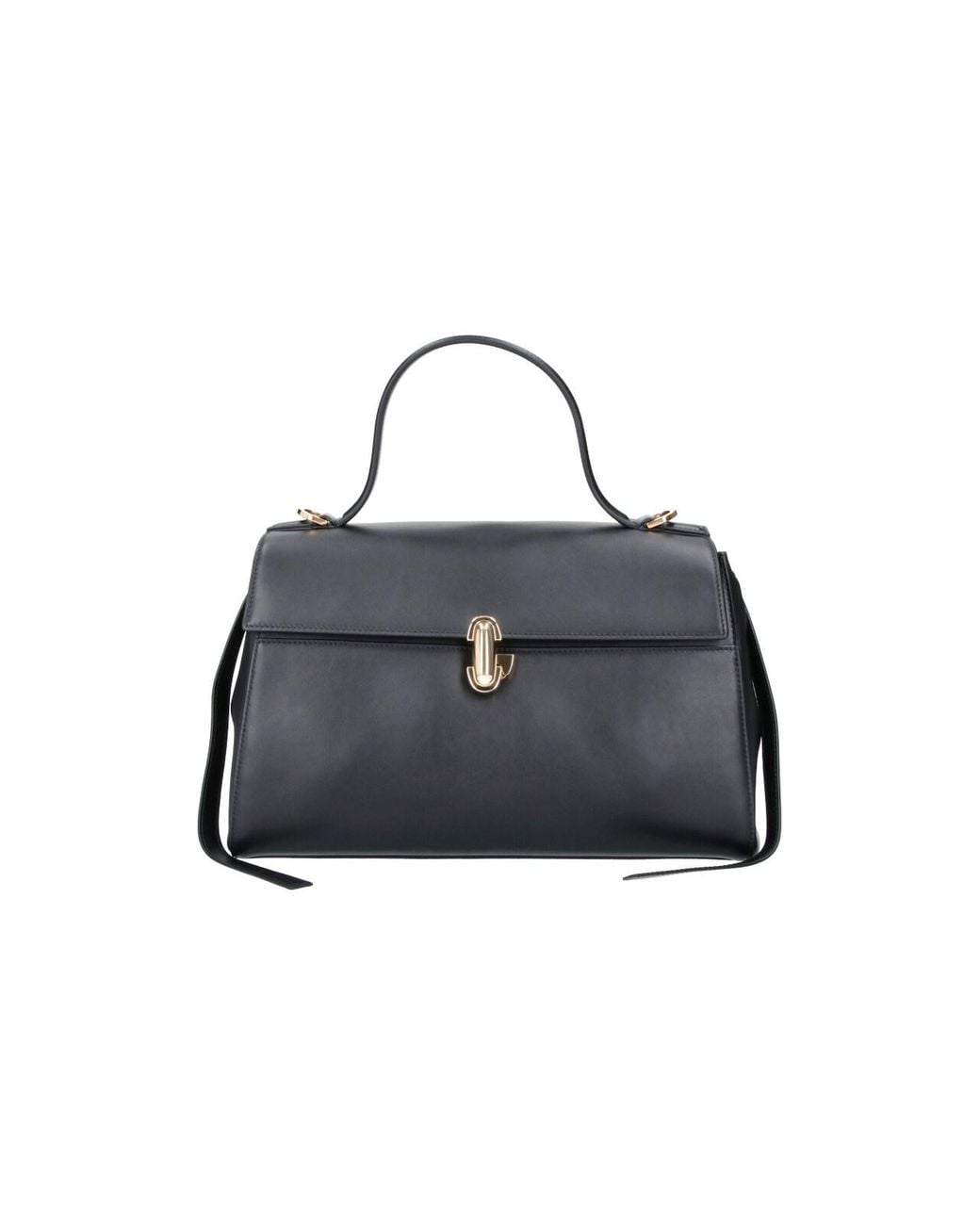 SAVETTE Black Handbag "Soft Symmetry"