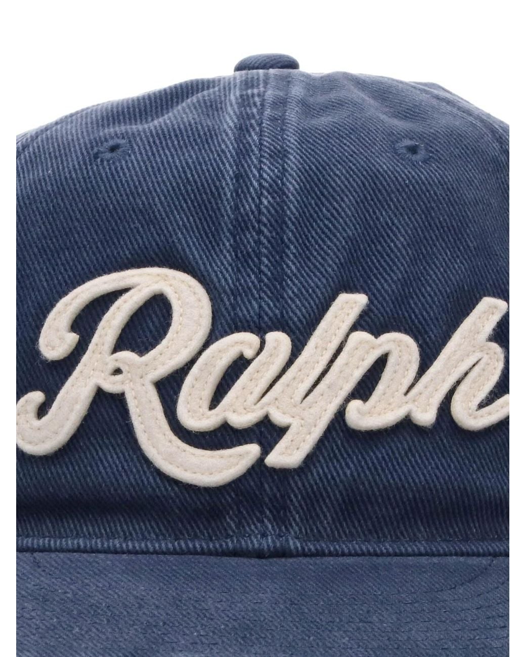 Polo Ralph Lauren Blue Baseball Cap With Logo for men
