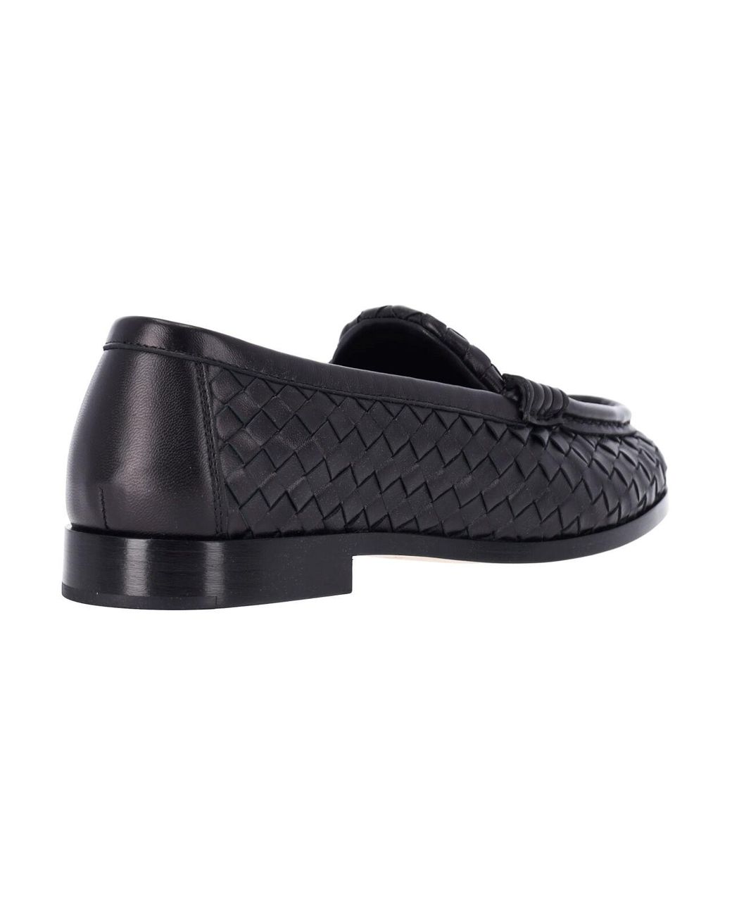 Bottega Veneta Black Loafers “Silenzio” for men