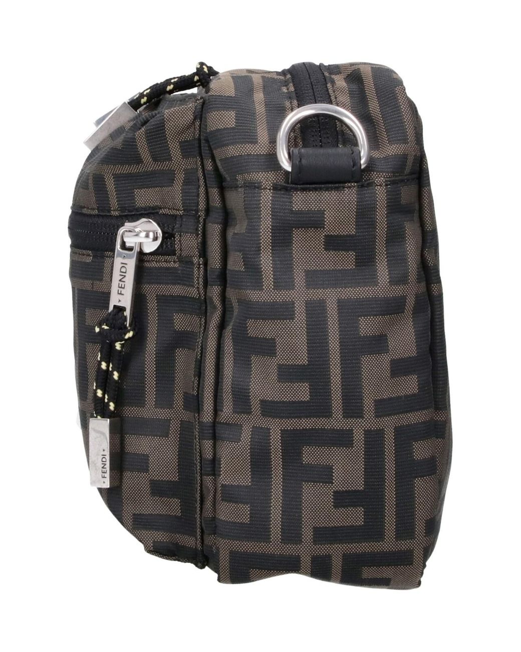 Fendi Black Shoulder Bag "Camera Case" for men