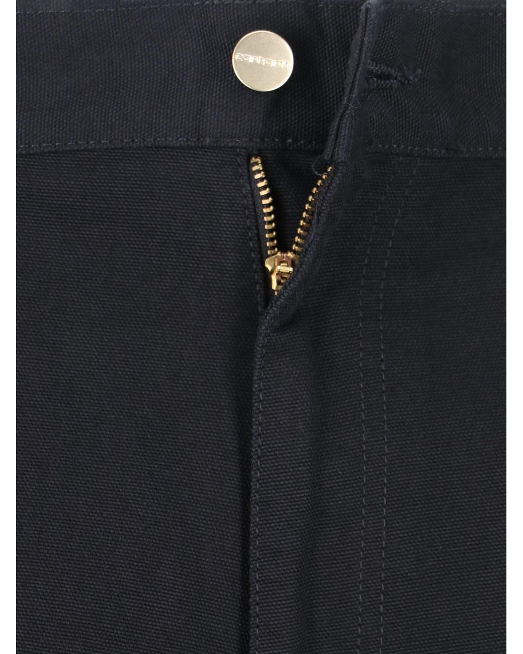 Carhartt Blue 100% Organic Cotton Workwear Trousers for men