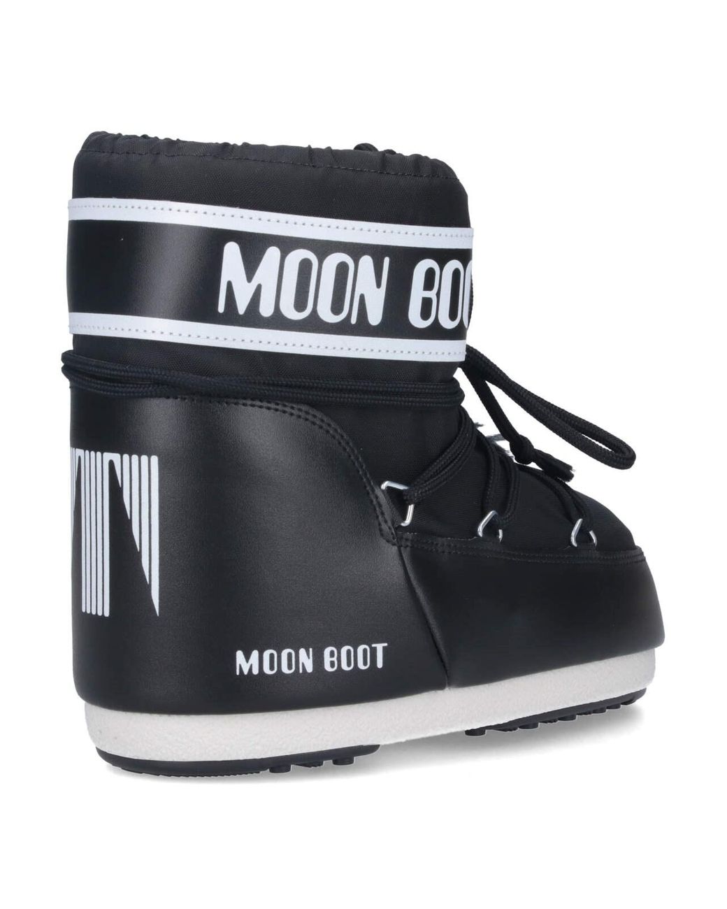 Moon Boot Black Icon Low Padded Ankle Boots