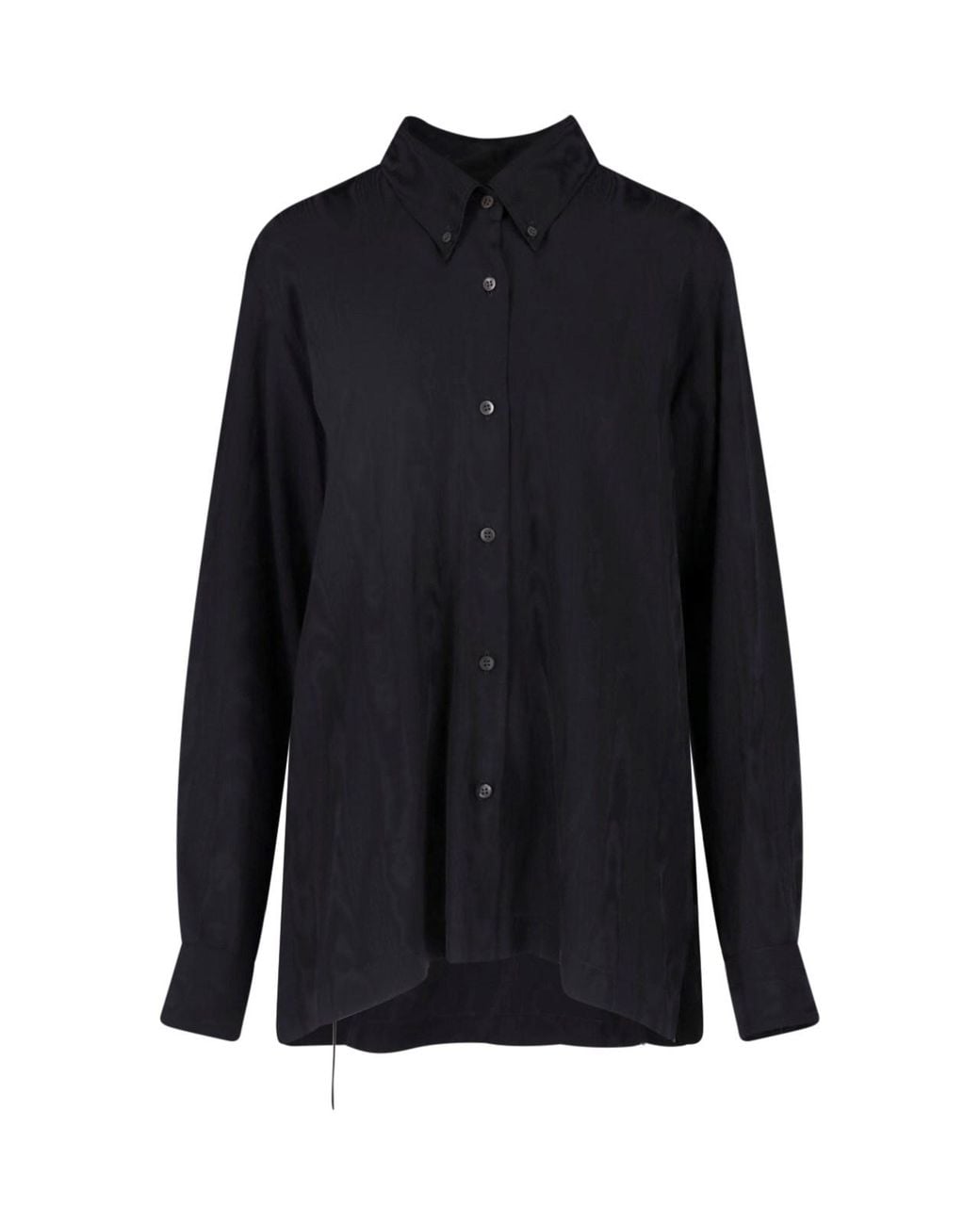 Dries Van Noten Blue Viscose Shirt