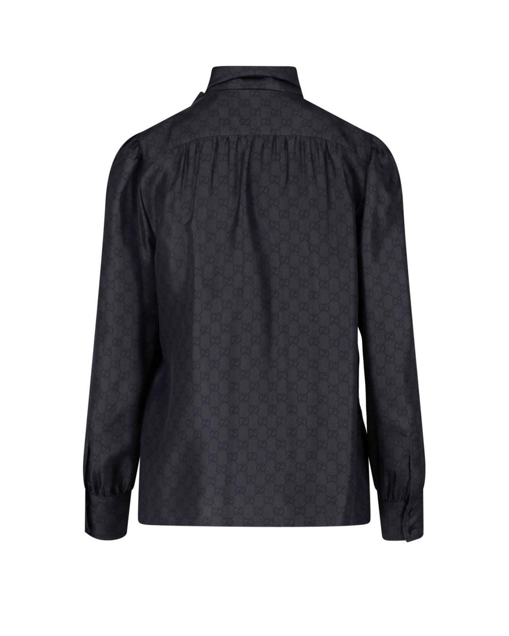 Camicia In Seta di Gucci in Blue