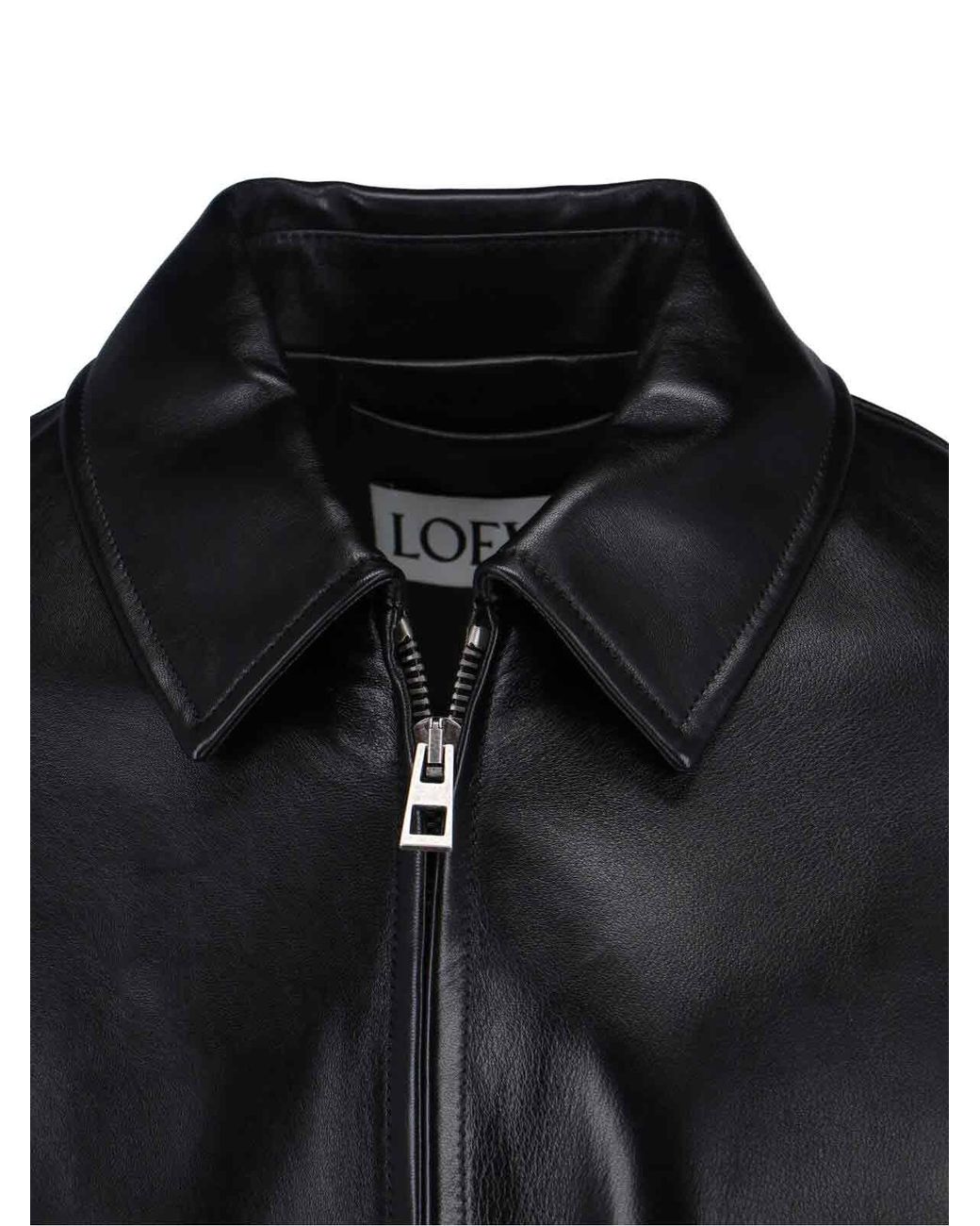 Loewe Black 'Biker' Jacket for men