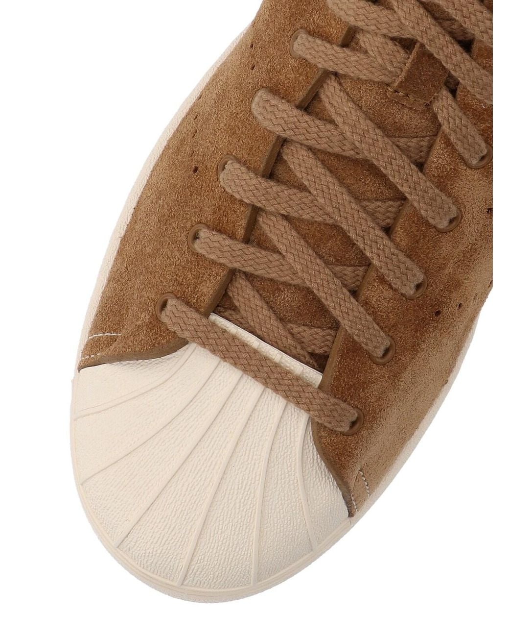 Adidas Originals Brown Superstar Hi Sneakers