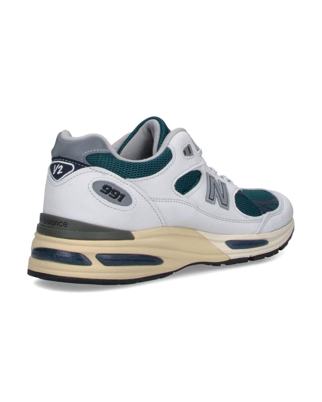 New Balance Blue 991 Mesh Running Sneakers