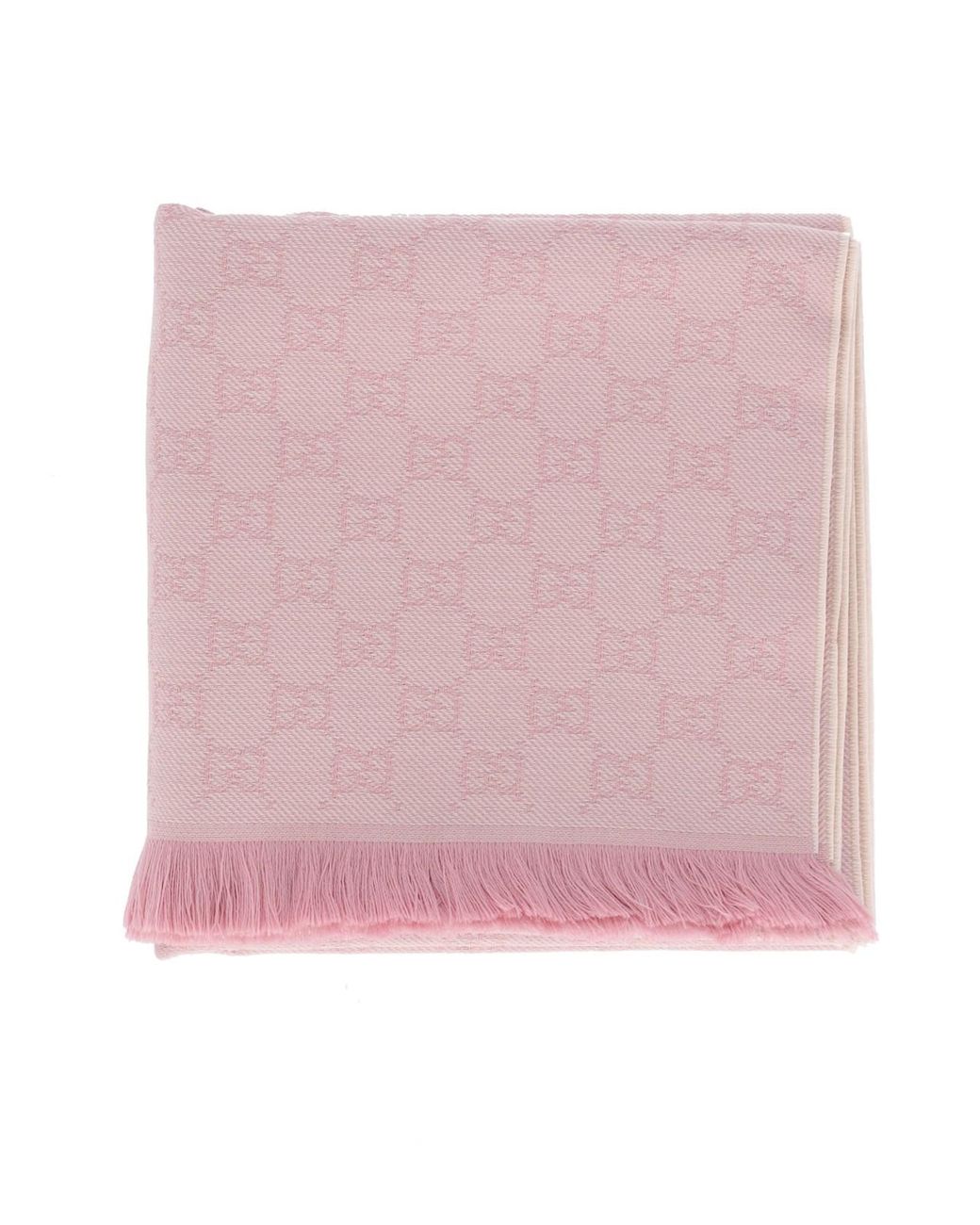 Sciarpa In Lana "Gg" di Gucci in Pink