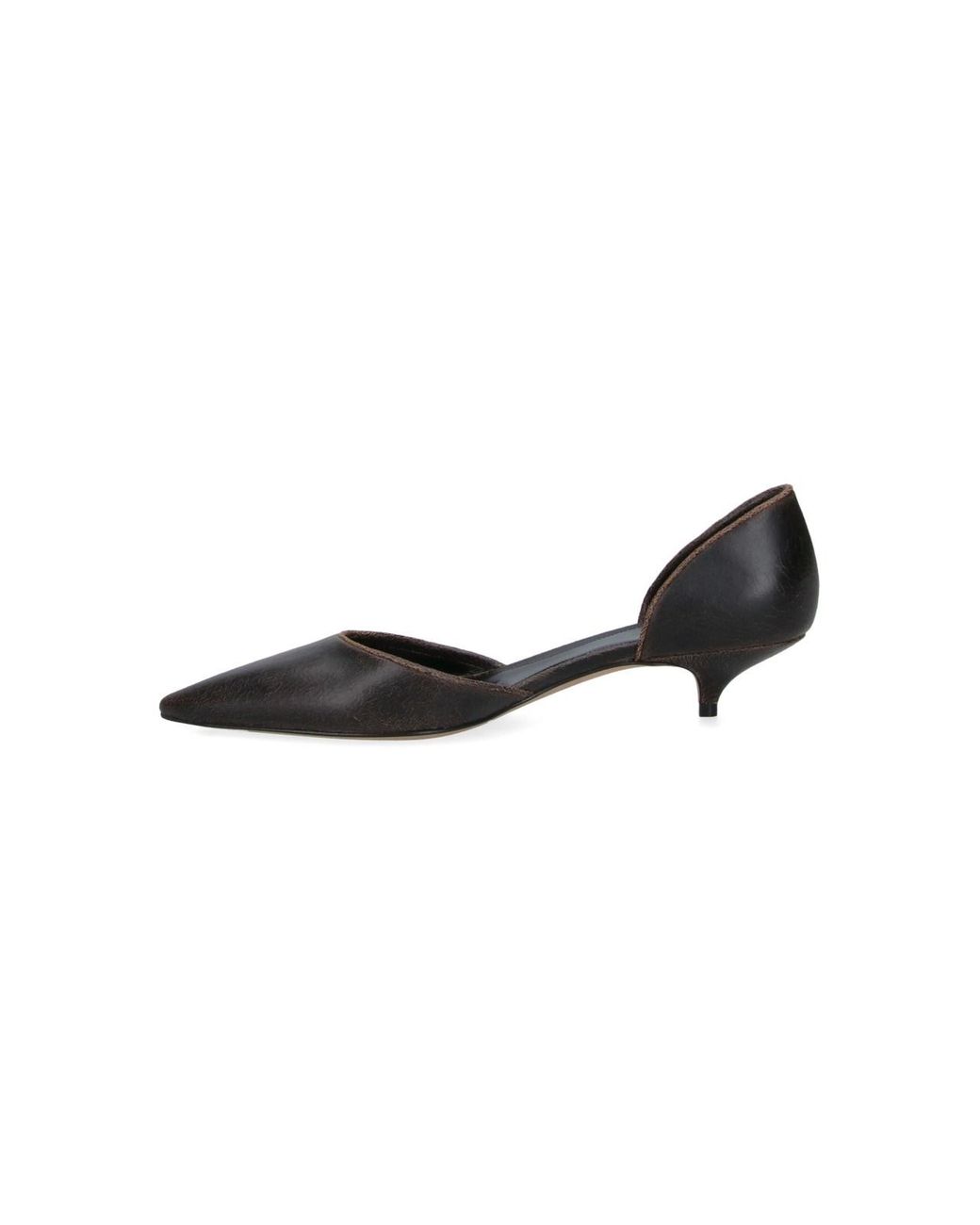 The Row Black Pumps "Liisa D'Orsay"