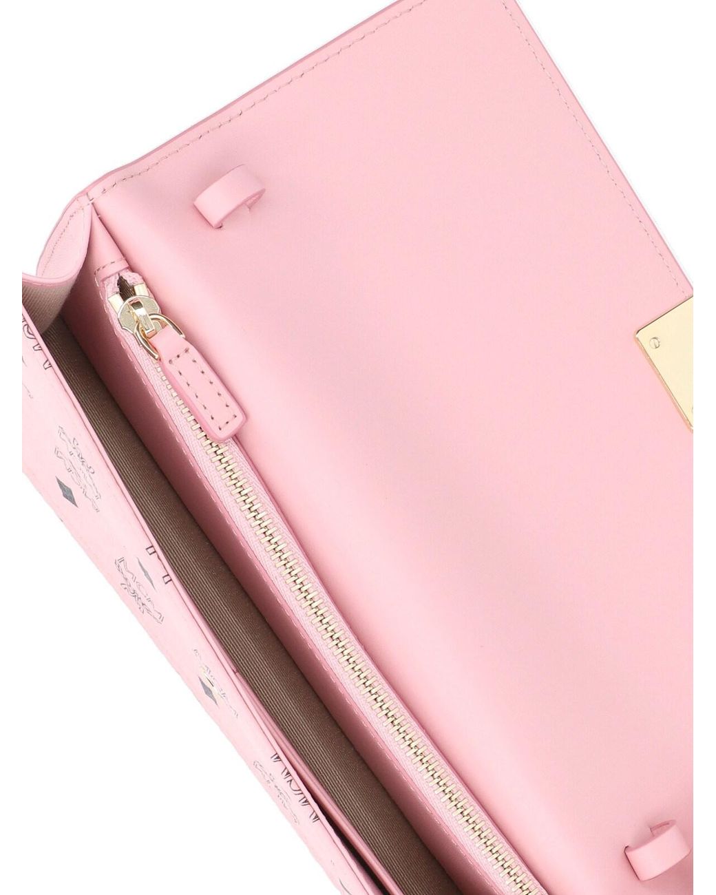 MCM Pink Wallets Polyurethane