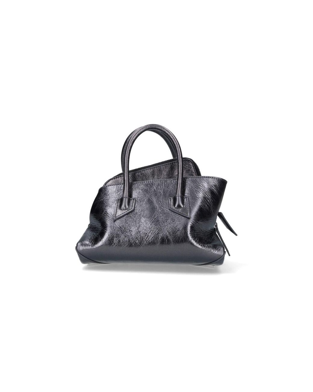 The Attico Black "La Passeggiata" Mini Bag