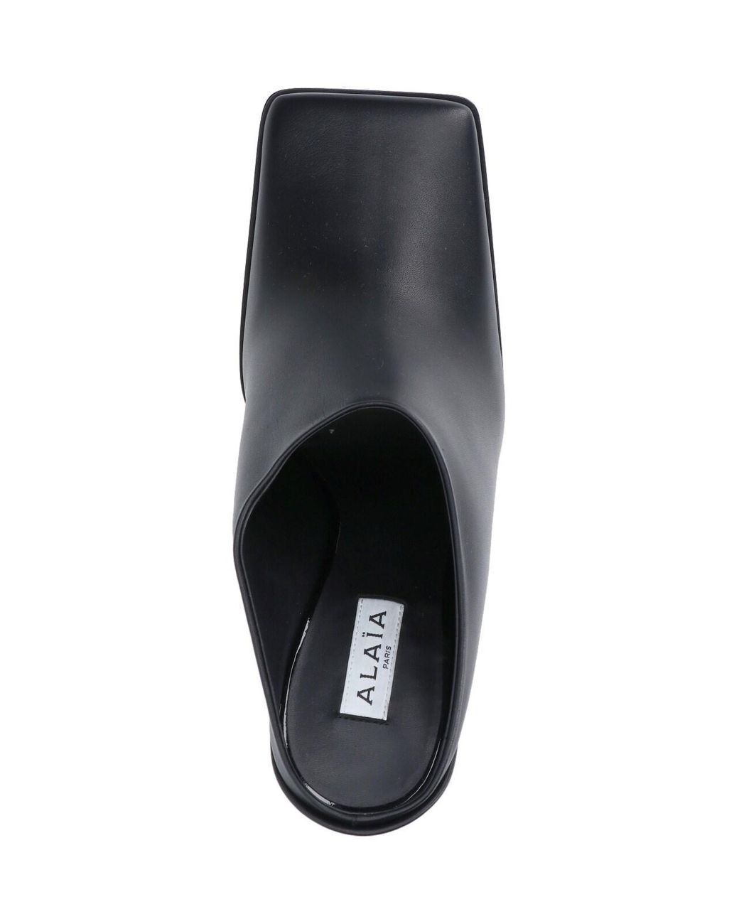 Alaïa Black Mules "Square"
