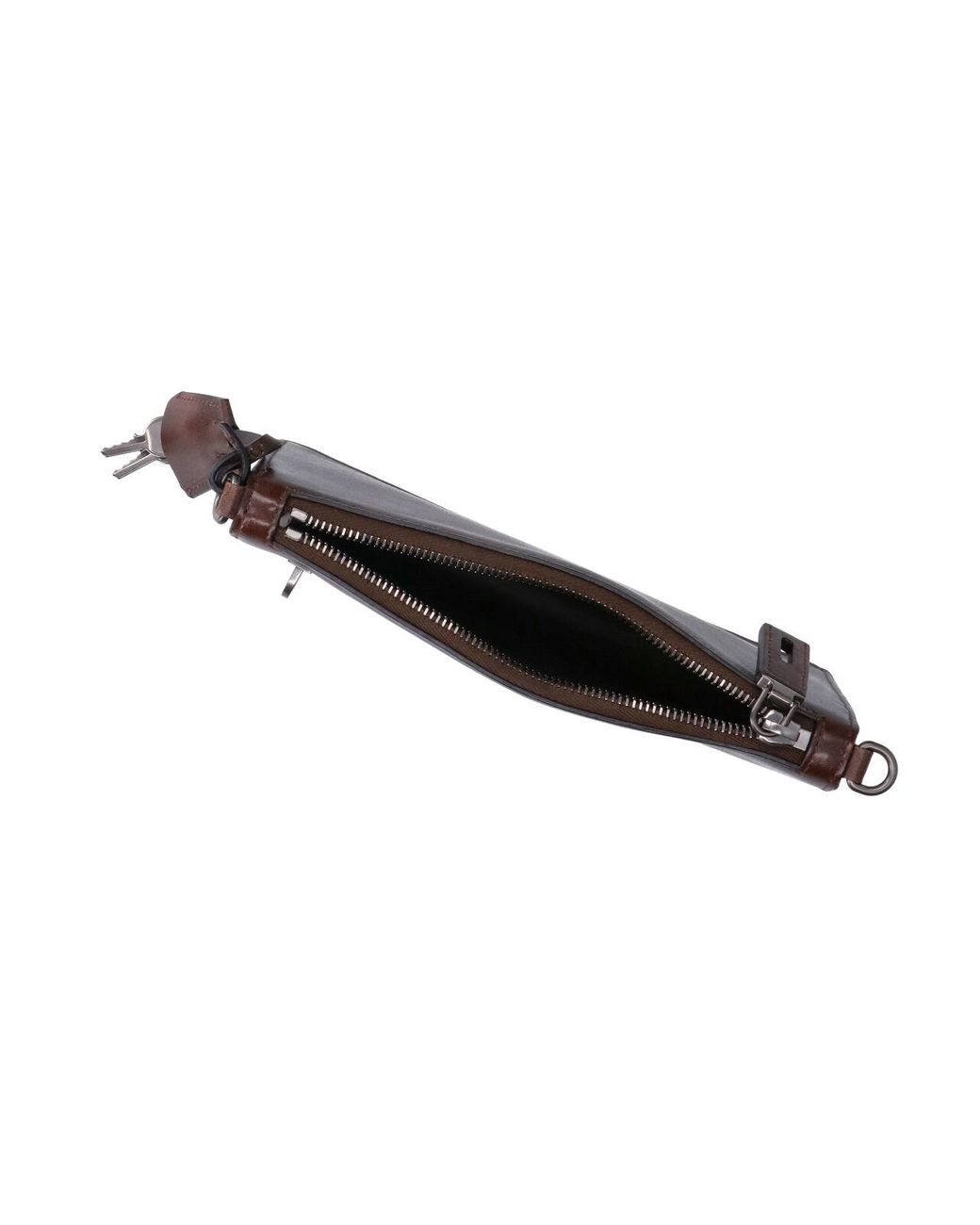 Prada Brown Shoulder Pouch for men