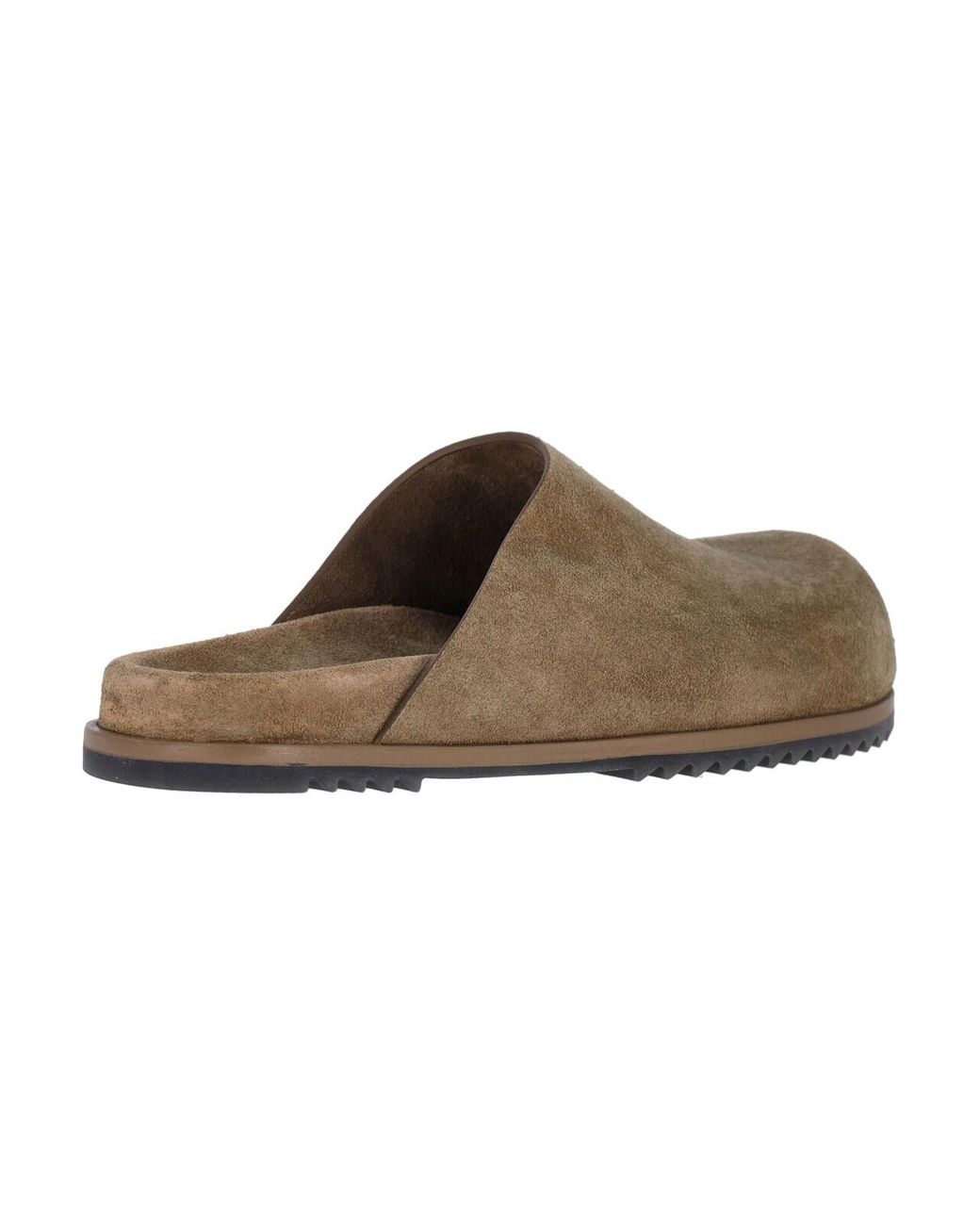 Rick Owens Brown Suede Mules
