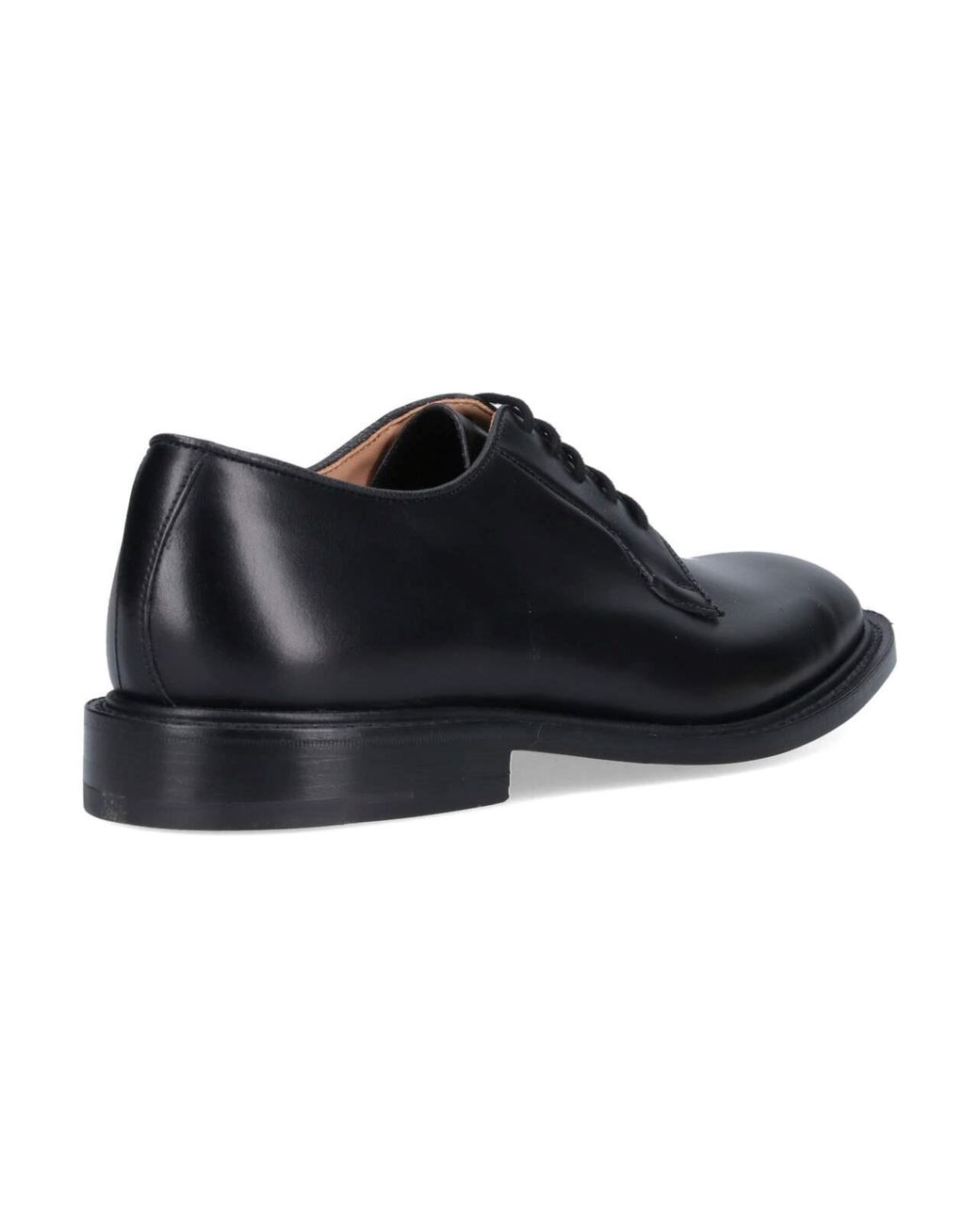 Tricker's Black Derby Shoes 'Robert' for men