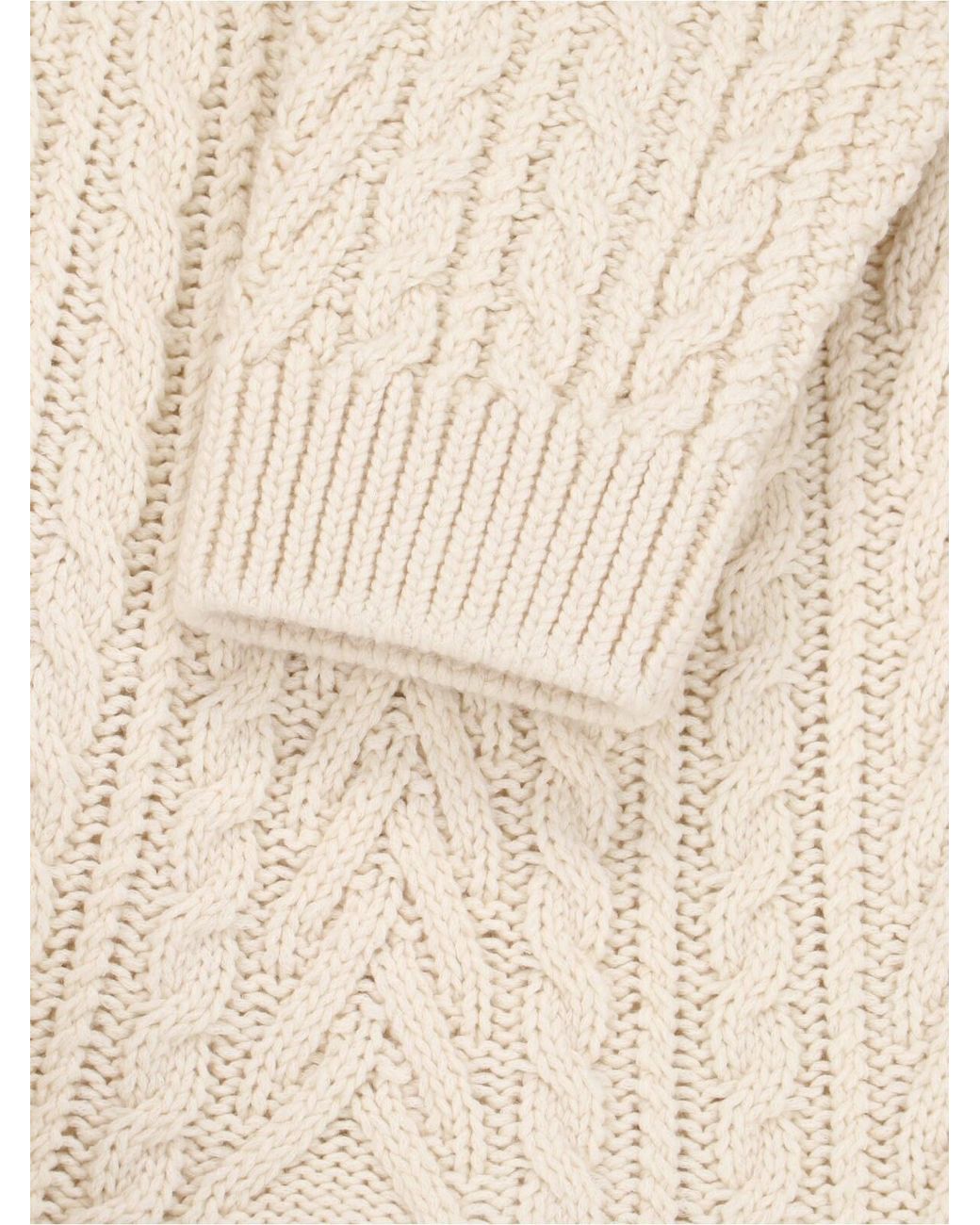 Loro Piana White Cashmere Sweater for men